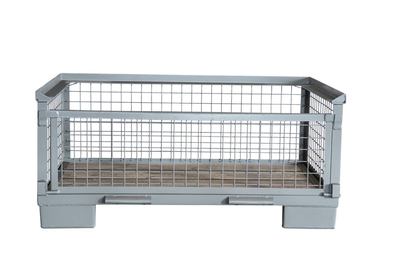 Halbhohe Gitterbox in 570 mm Höhe mit ganzer Klappe - Details ansehen